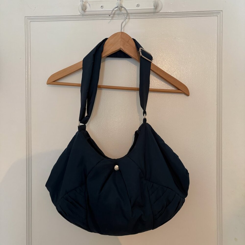 Wanze Song Medium Dumpling Bag - Navy